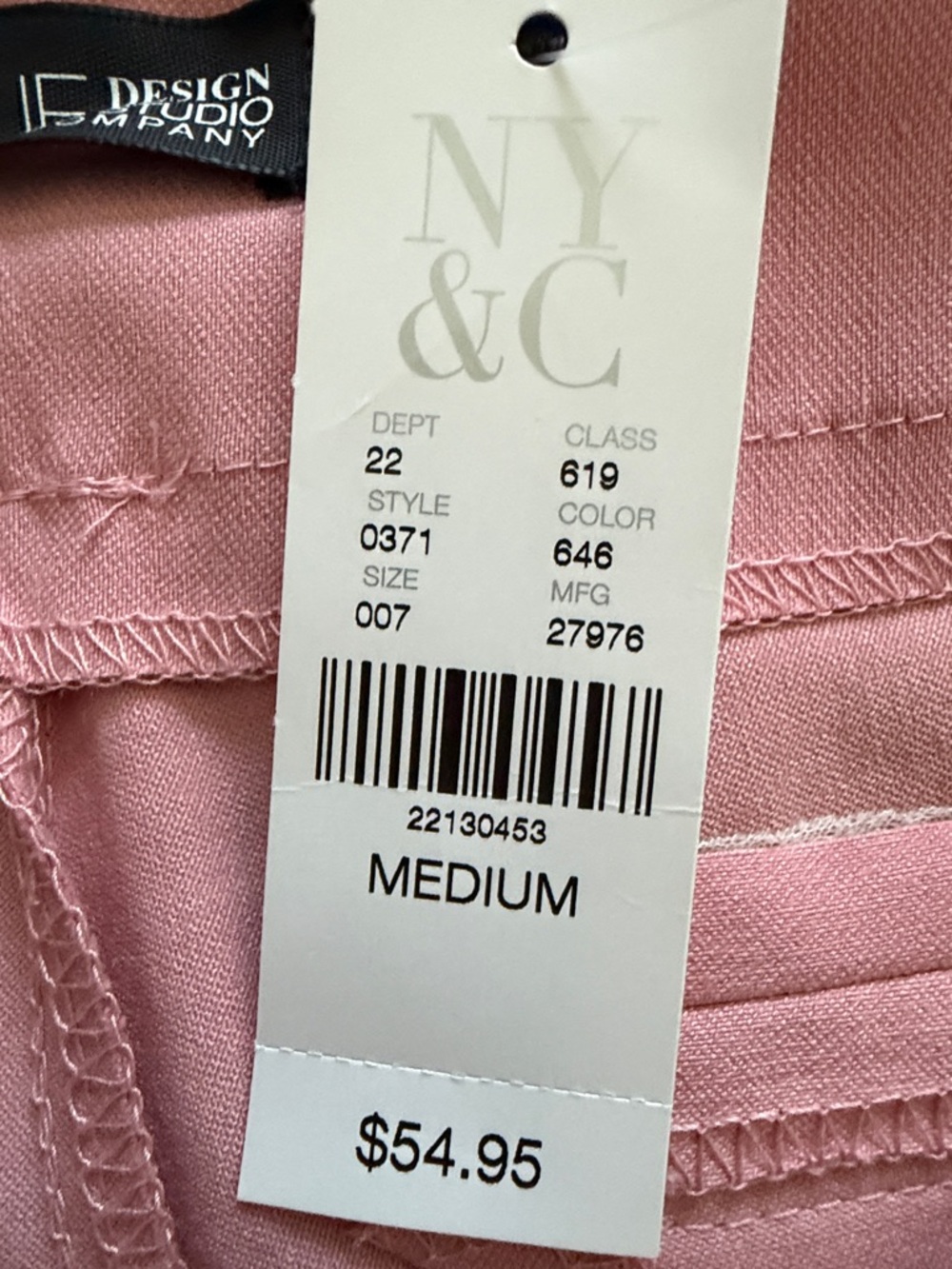 New York & Company Rose Pink Cropped Ankle Pants - Picture 7 of 9